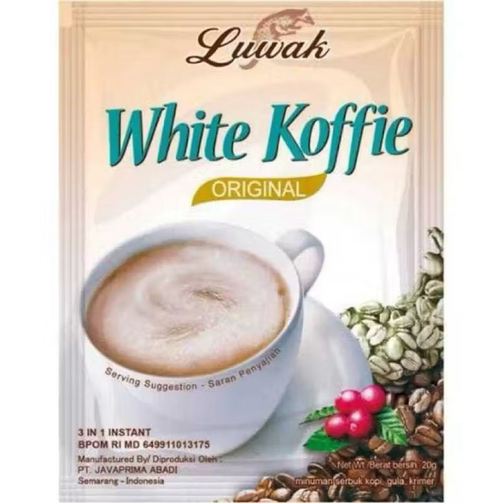

Luwak White Koffie Original || 1 Renceng (isi 10pcs)