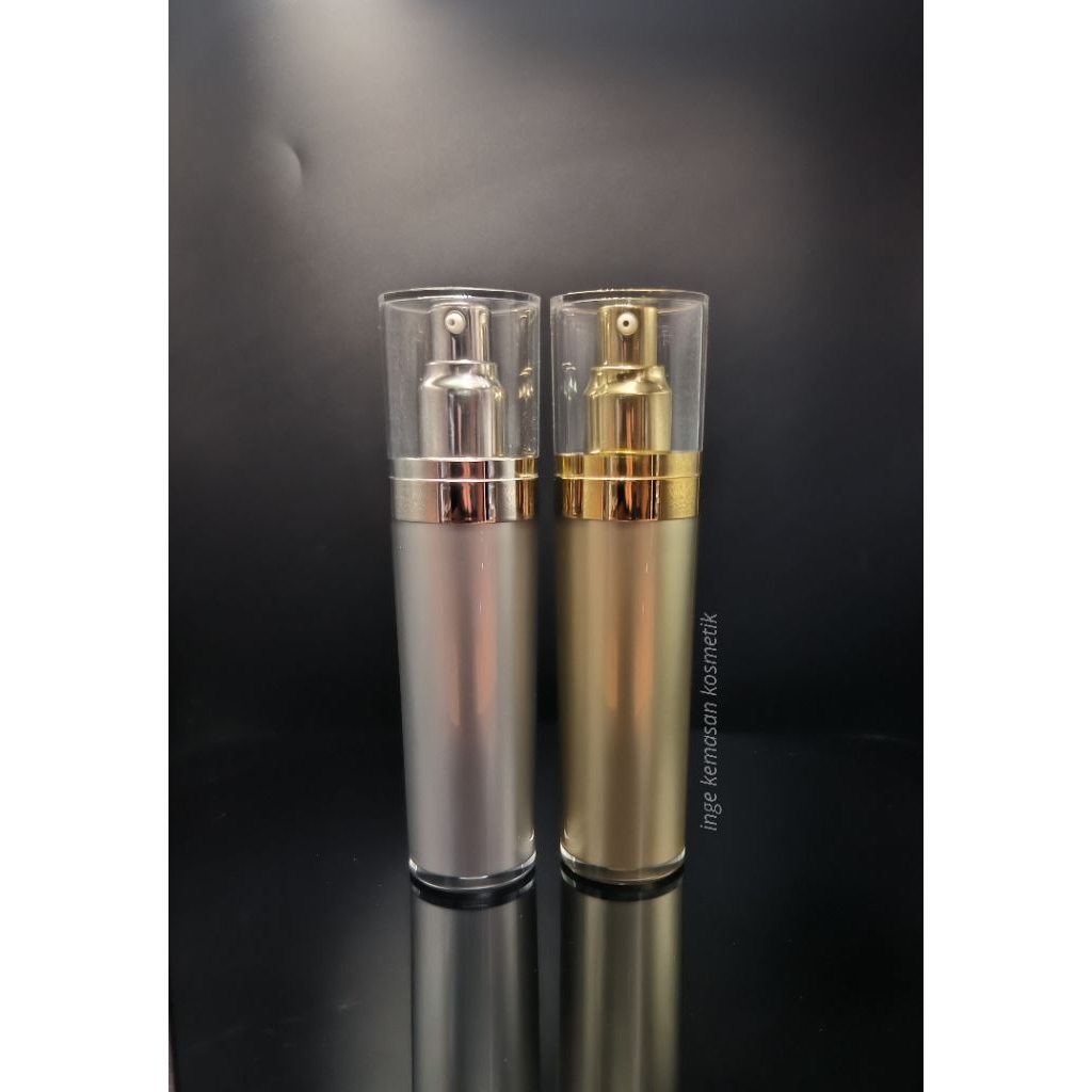BOTOL PUMP AIRLESS ACRYLIC 50 ML / BOTOL SERUM 50 ML /BOTOL SKINCARE /PUMP AIRLESS