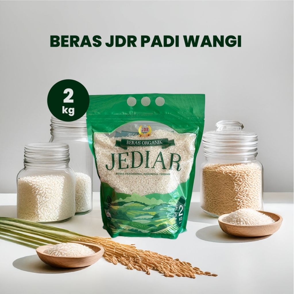 

Beras JDR Padi Wangi Organik 2Kg