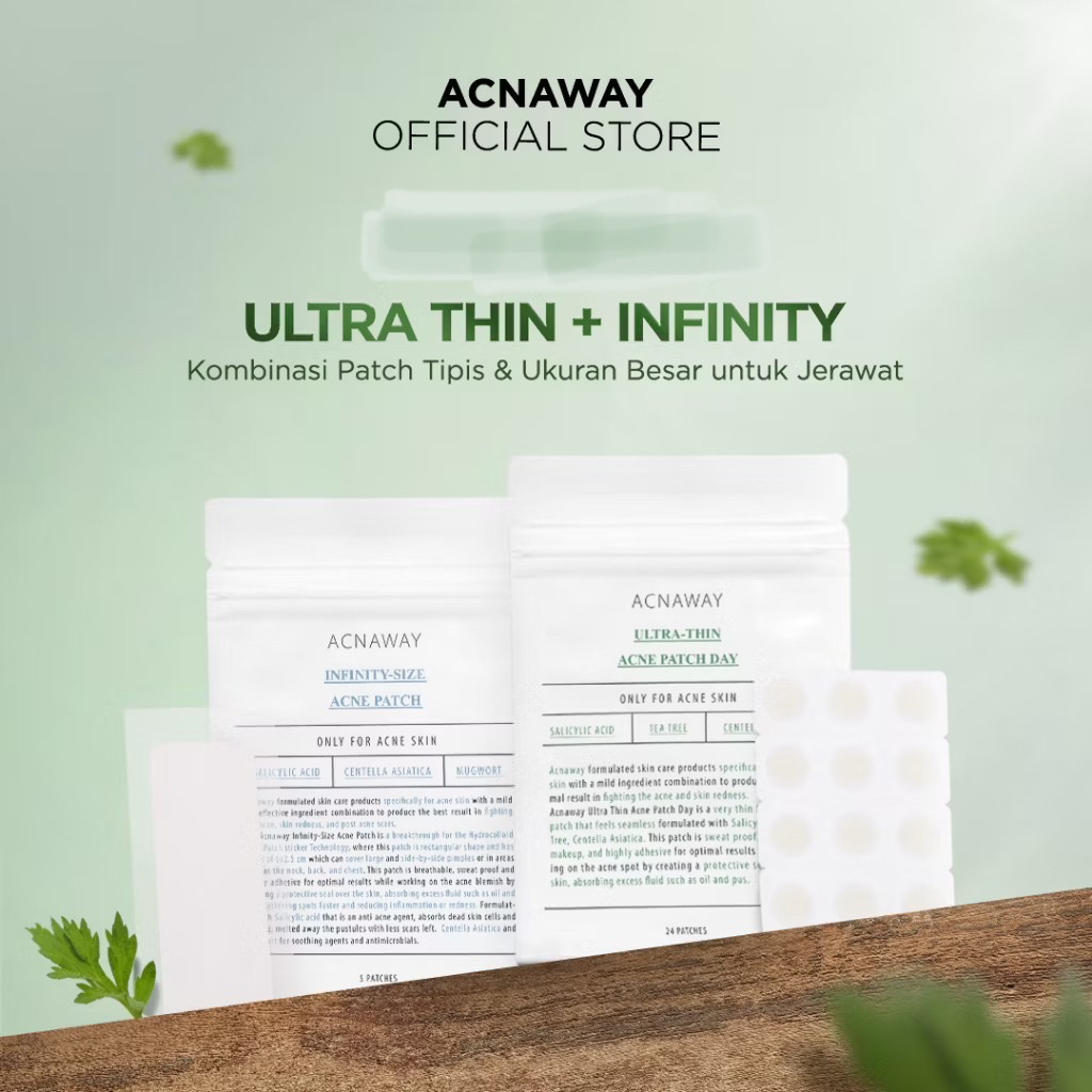 Acnaway Ultra Thin Acne Patch + Infinity Size Acne Patch