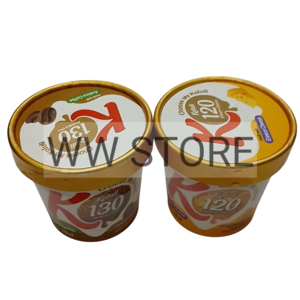 

Es krim rasa keju dengan selai buah stroberi / kopi Arabica halal MUI AICE Kaluli Arabica Coffee / Cheese Flavored Ice Cream with Strawberry Jam 110ml