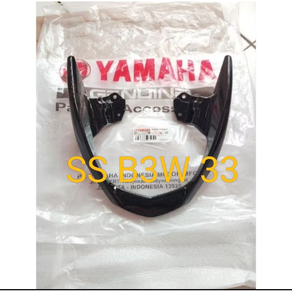 handle seat begel behel pegagan belakang jok mio gear gir 125 hitam kilat glosi origional b3w f4773 