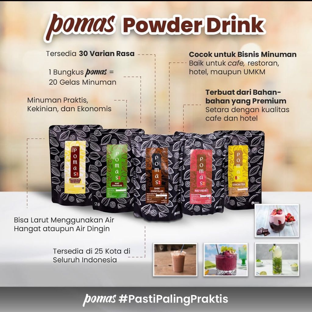 

POMAS Powder Drink 500gr / Bubuk Minuman Instant