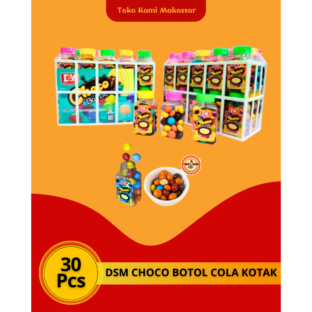 

DSM CHOCO BUTIRAN BOTTLE KOTAK 30 PCs