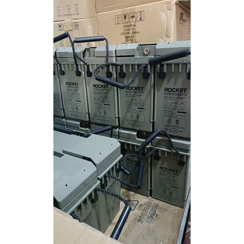 BATTERY VRLA ROCKET 12VOLT 100AH BEST PERFORMANCE