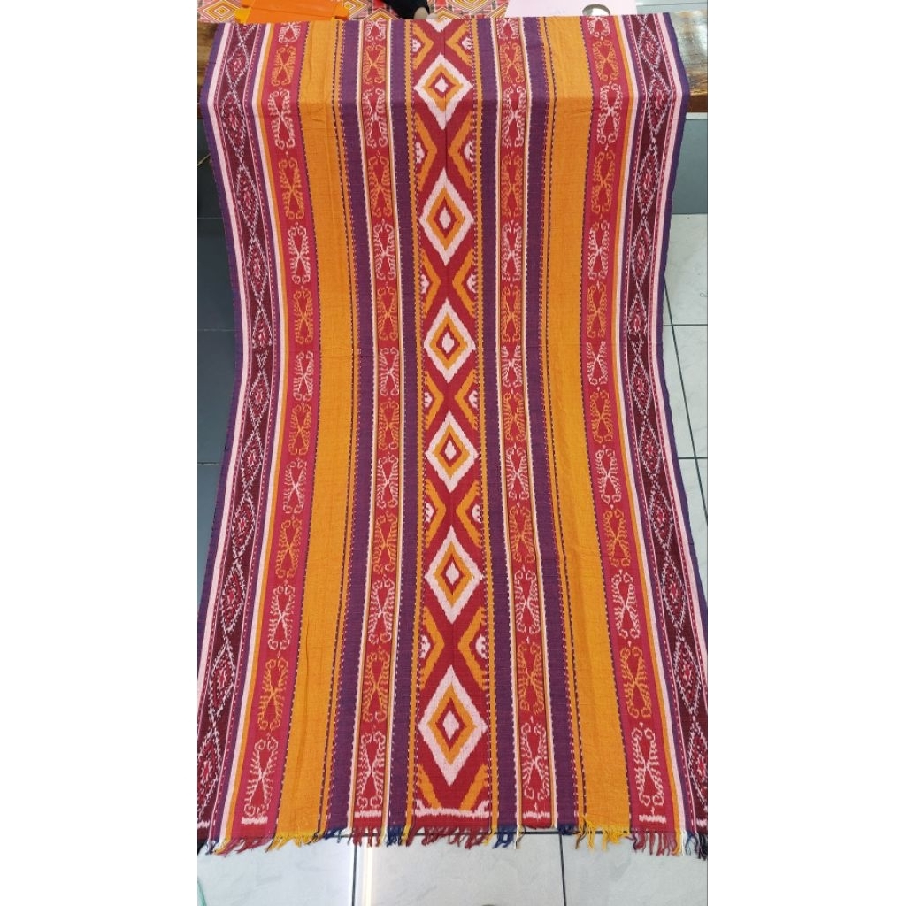 kain tenun etniq tenun ikat motif ntt premium serat nanas tenun jepara (uk 120x240)