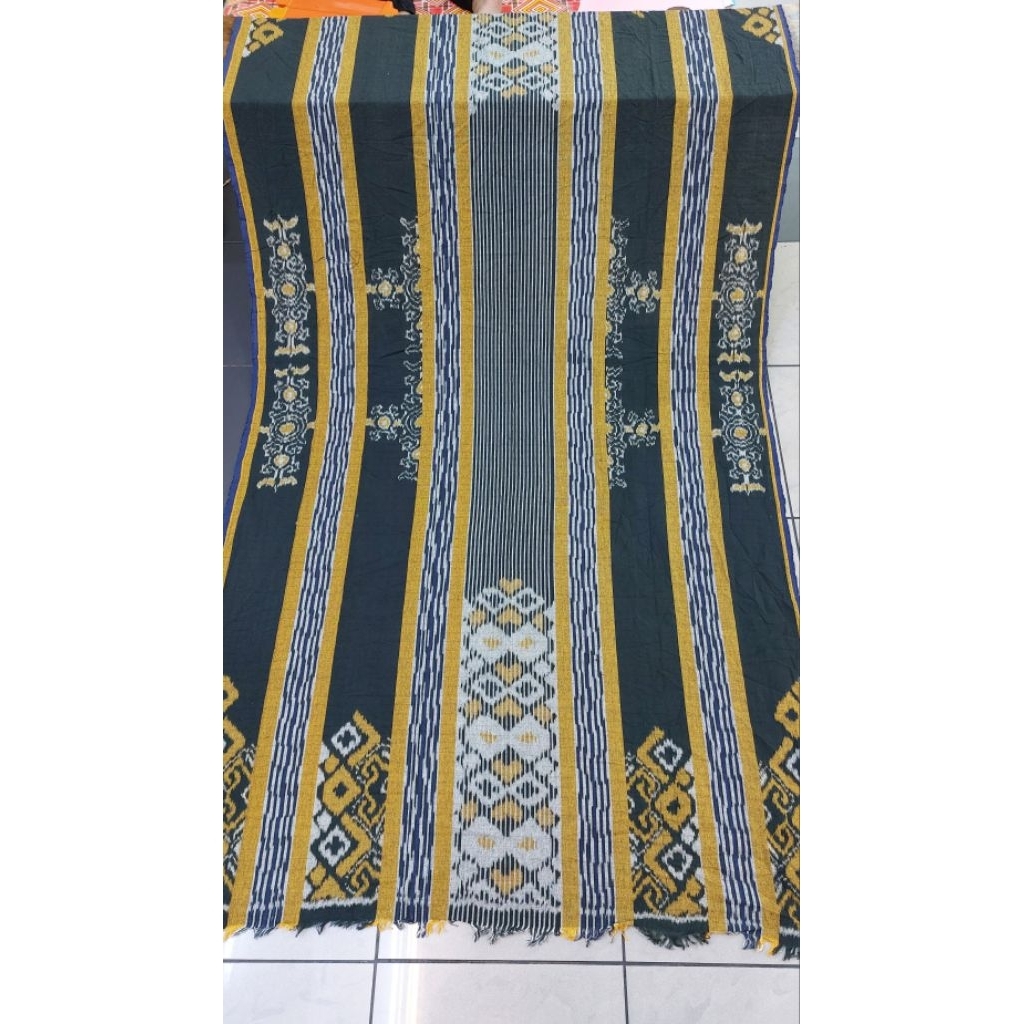 kain tenun etniq tenun ikat motif ntt premium serat nanas  tenun jepara (uk 120x240)