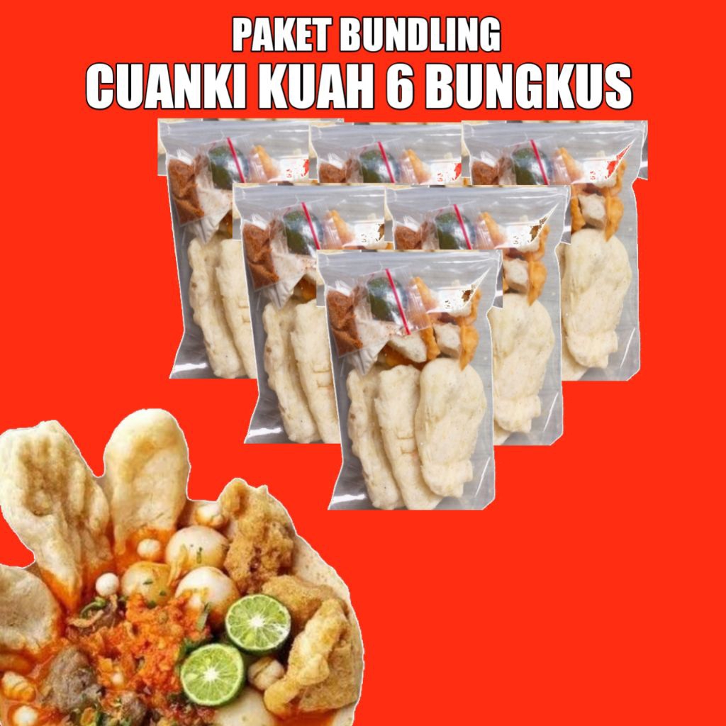 

Bundling 6 bungkus cuanki kuah