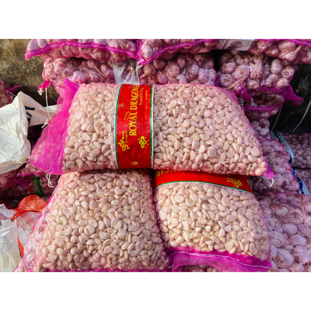 

Royal Dragon Bang Putih Kupas Grosir Karung 10 kg Produk Dalam Kemasan Pink