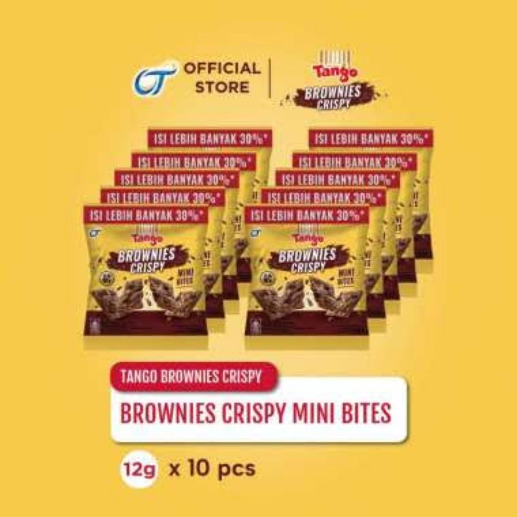 

TANGO BROWNIES CRISPY MINI BITES NETTO 10 PCS X 12 GR