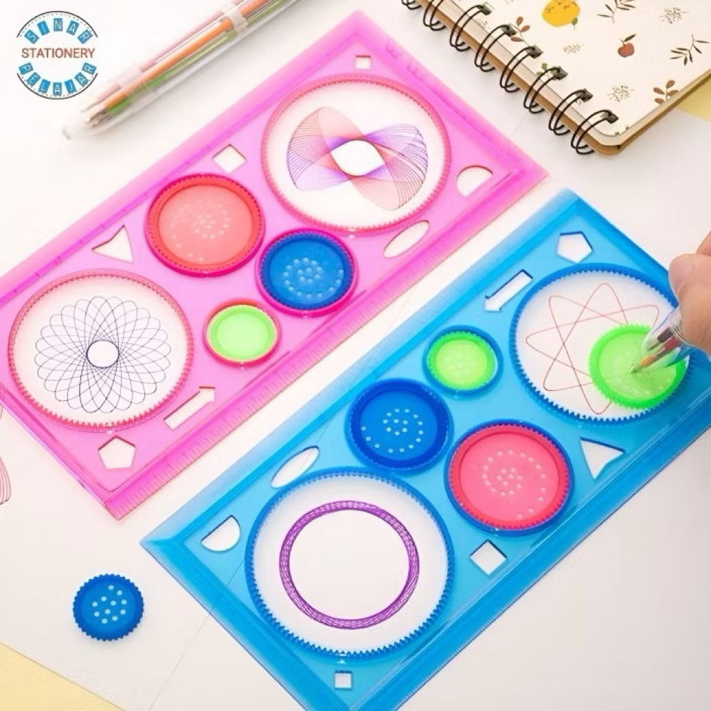 

Penggaris Rotary Bunga / Penggaris Plastik Gambar Pola Sekolah