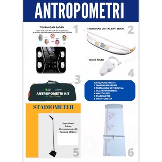 Antropometri Kit / Set Antropometri Akrilik / Antro Set / Stunting Kit