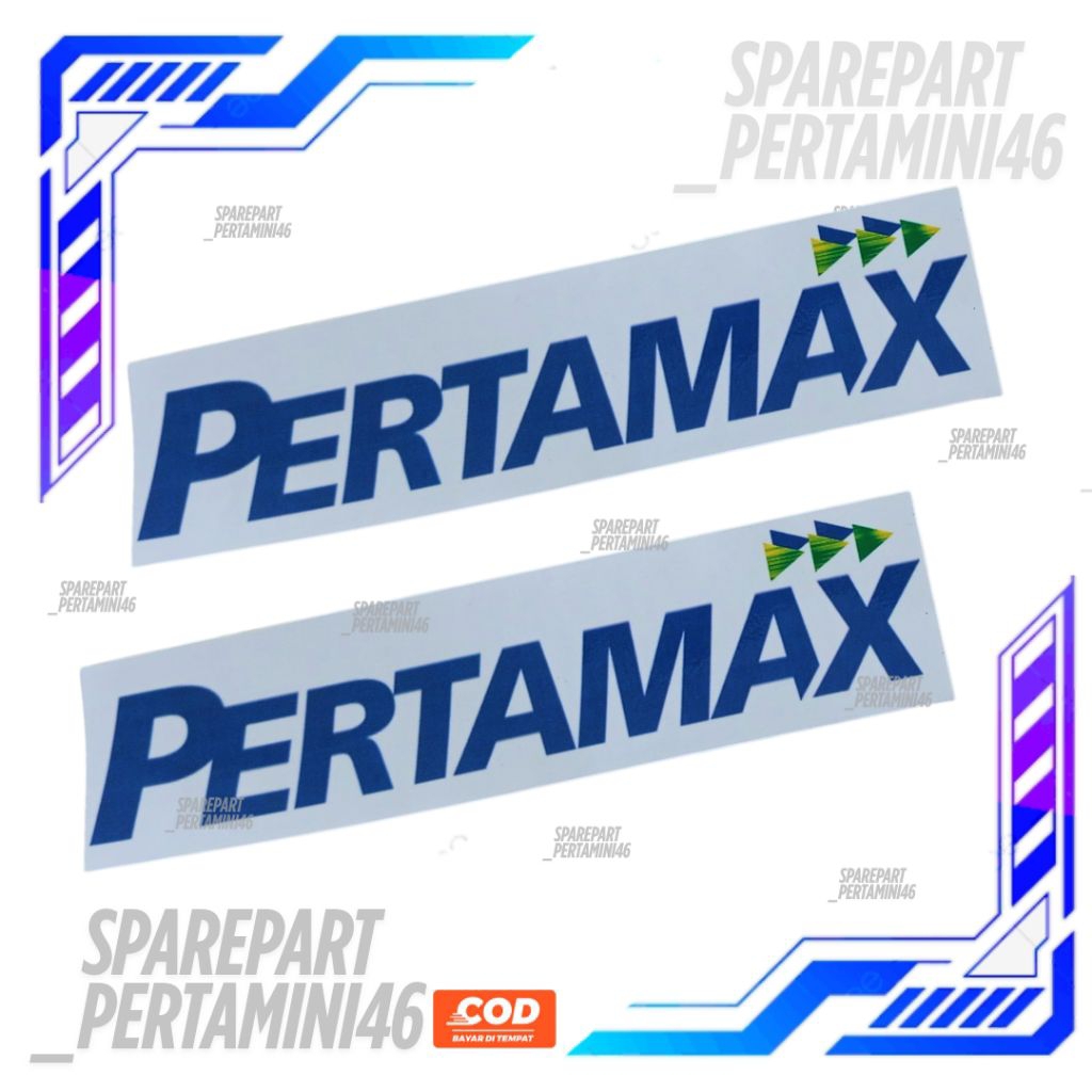 Stiker Pertamax  Stiker Pom Mini Digital Pertamini