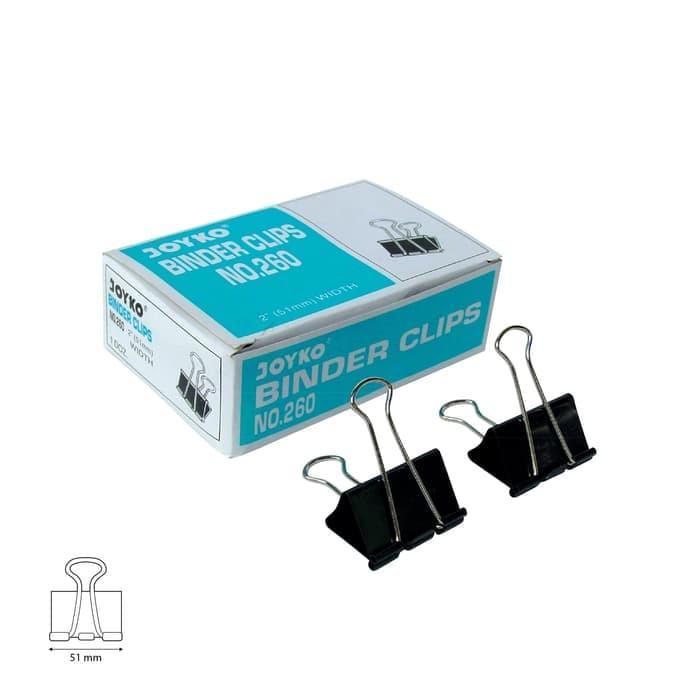 

Joyko Binder Clip 260 - 260mm Binder Clips for Organizing Papers