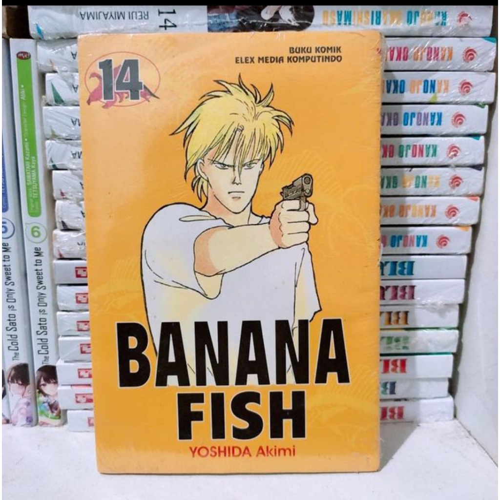 komik banana fish vol 14 segel