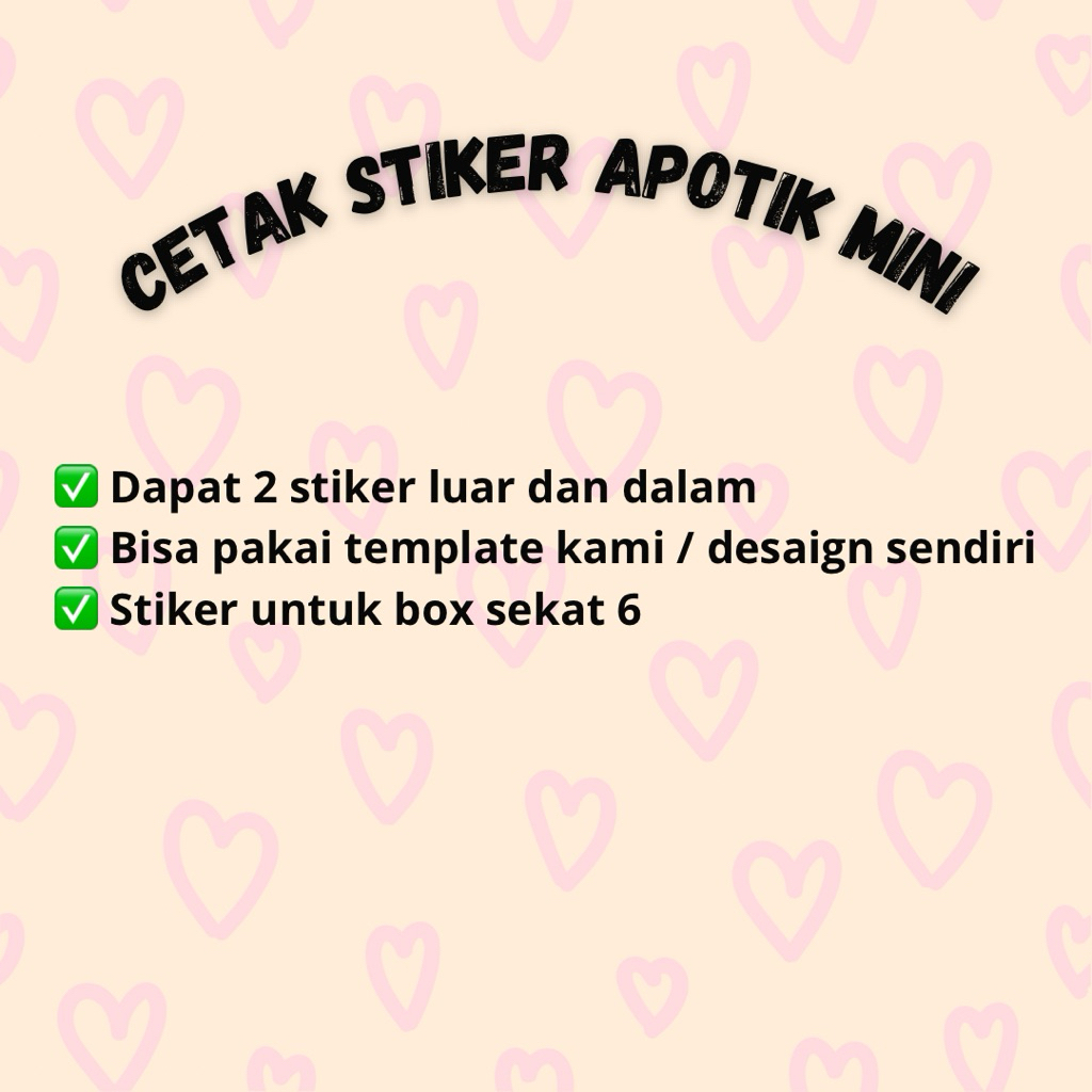 

Cetak Stiker Apotek Mini Free Design | Hanya Cetak Stiker