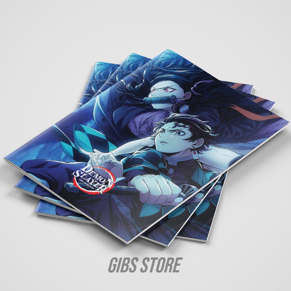 

BUKU TULIS SEKOLAH GAMBAR ANIME (DEMON SLAYER)