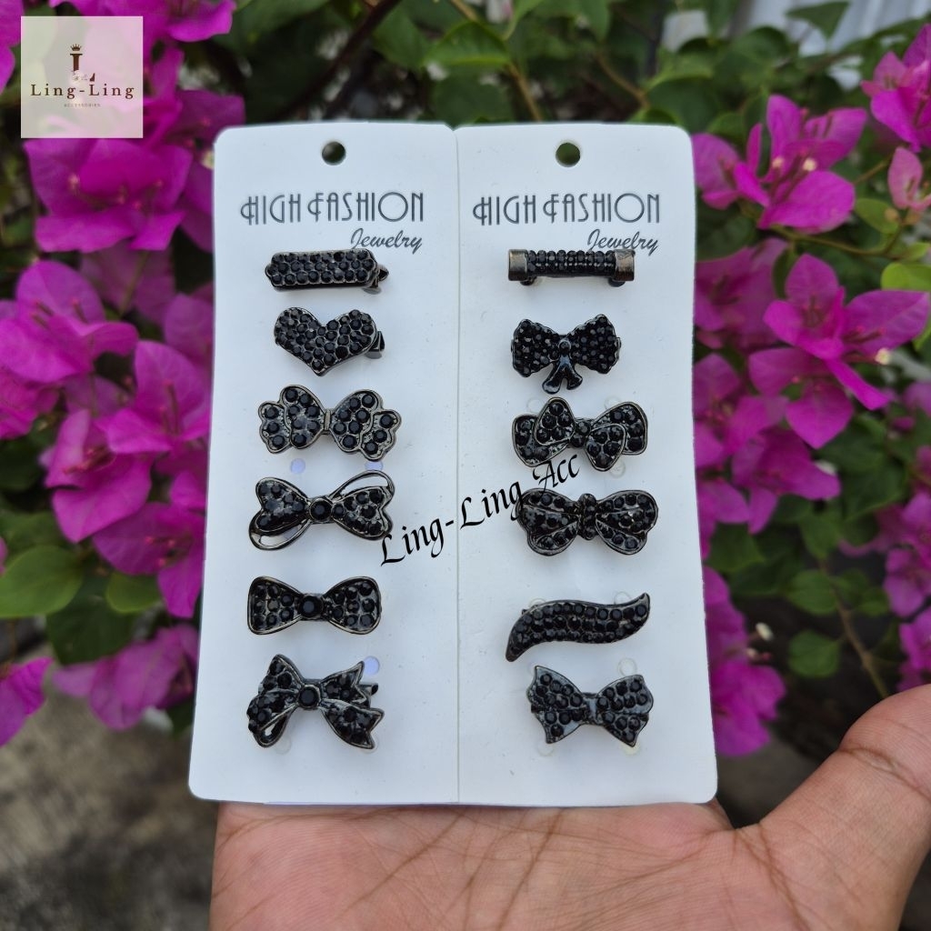 Bros Dagu Korea Premium Warna Hitam | Bros Dagu | Bros premium | Aksesoris Hijab