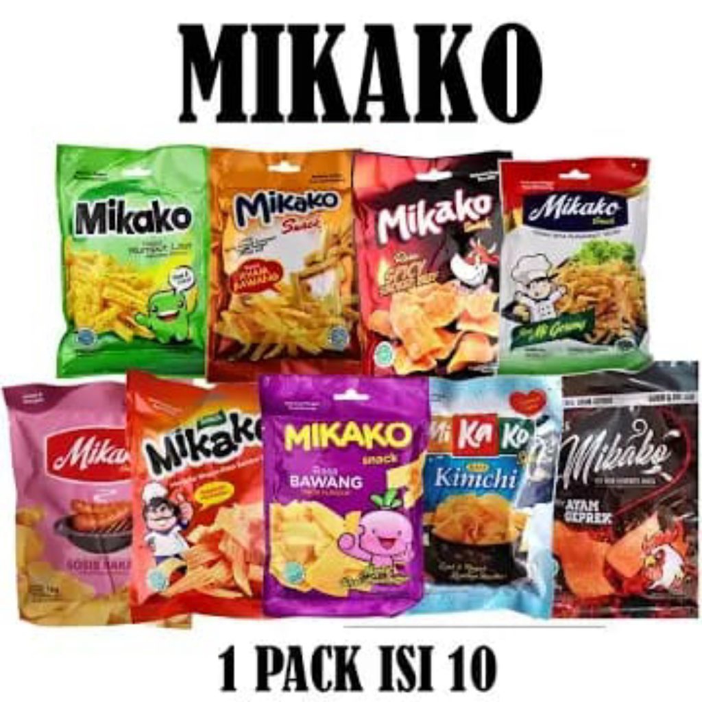 

MIKAKO SNACK ISI 10PCS