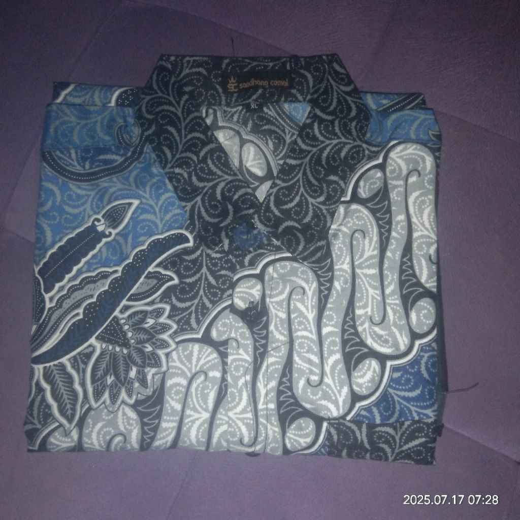 kemeja batik dewasa lengan pendek