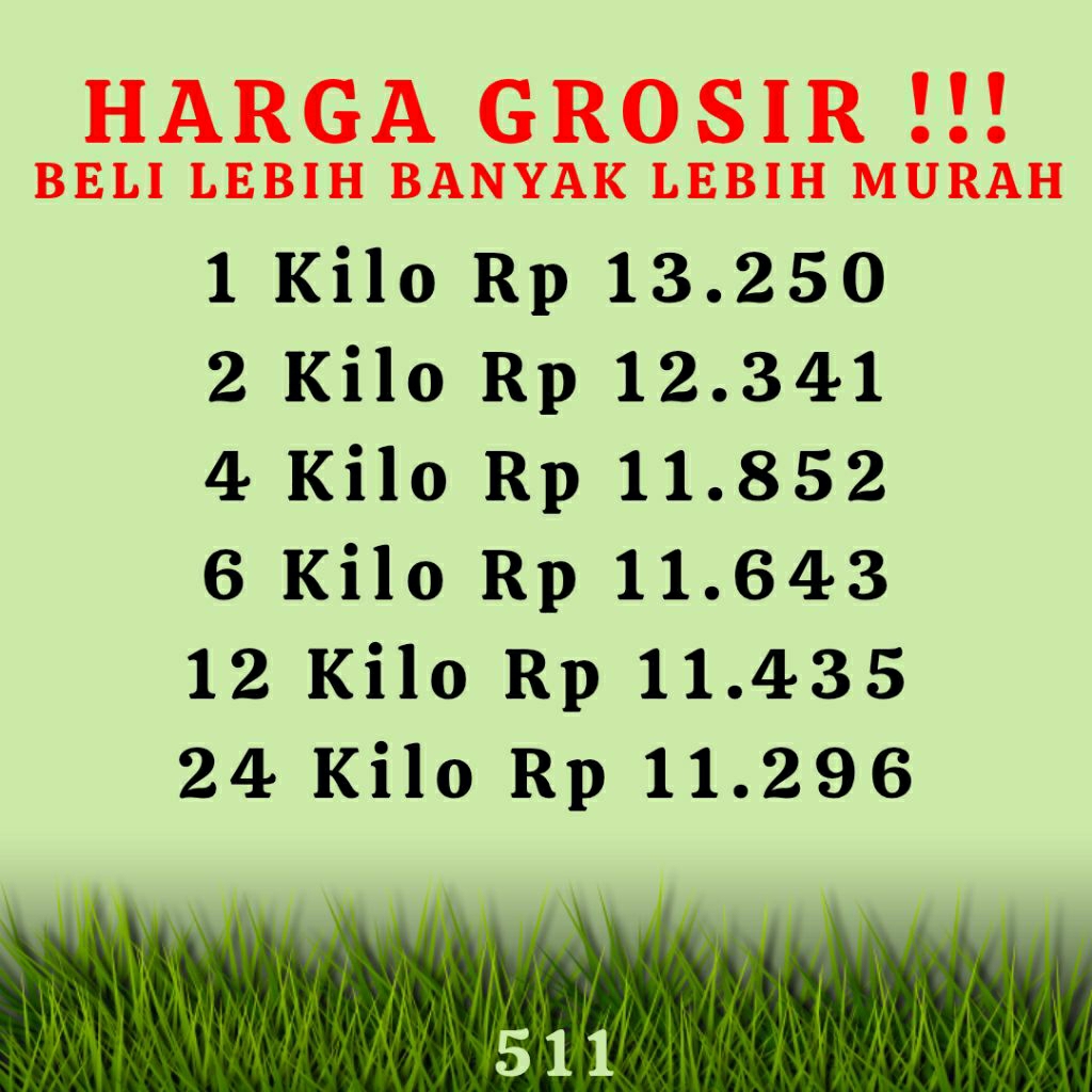 Pureblies_ () Pakan Konsentrat Voer Pur Sentrat 511 Repack 1Kg