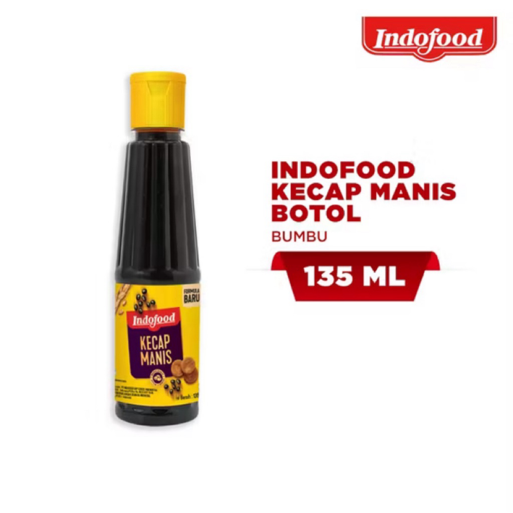 

Indofood Kecap Manis 135ml – Botol Praktis, Rasa Manis Gurih Bikin Nagih!