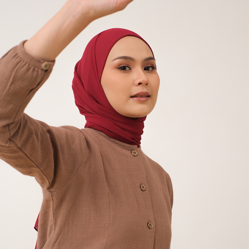 Yeppushop - Kaza Instant | Hijab Instan Ceruty Babydoll Pashmina & Segiempat Plus Inner Turki Cepol