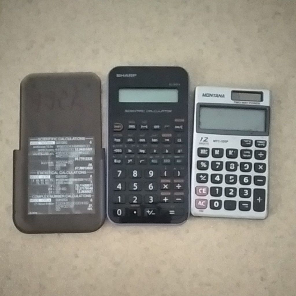 

KALKULATOR Scientific, Dagang, CASIO / MONTANA / SHARP CALCULATOR