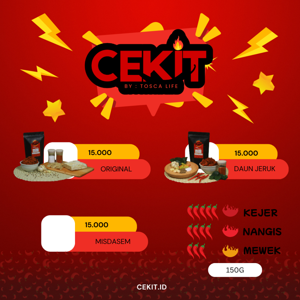 

CEKIT TEMPE - 150g KERIPIK TEMPE ORIGINAL TANPA PEDAS