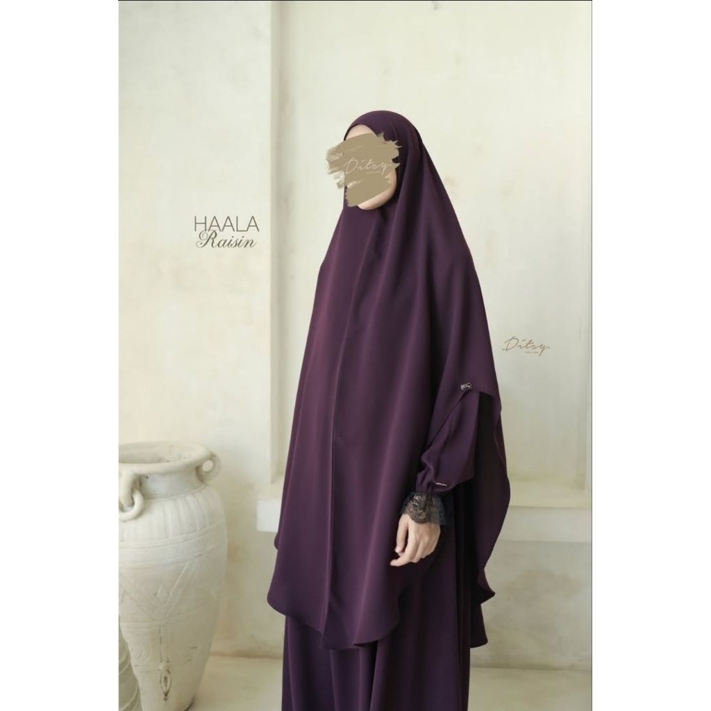 French Khimar & Khimar Ditsy Moslem Shaneeya Mina, Shaala Mazen & Hayfa Mazen. Ready Stok Siap Kirim