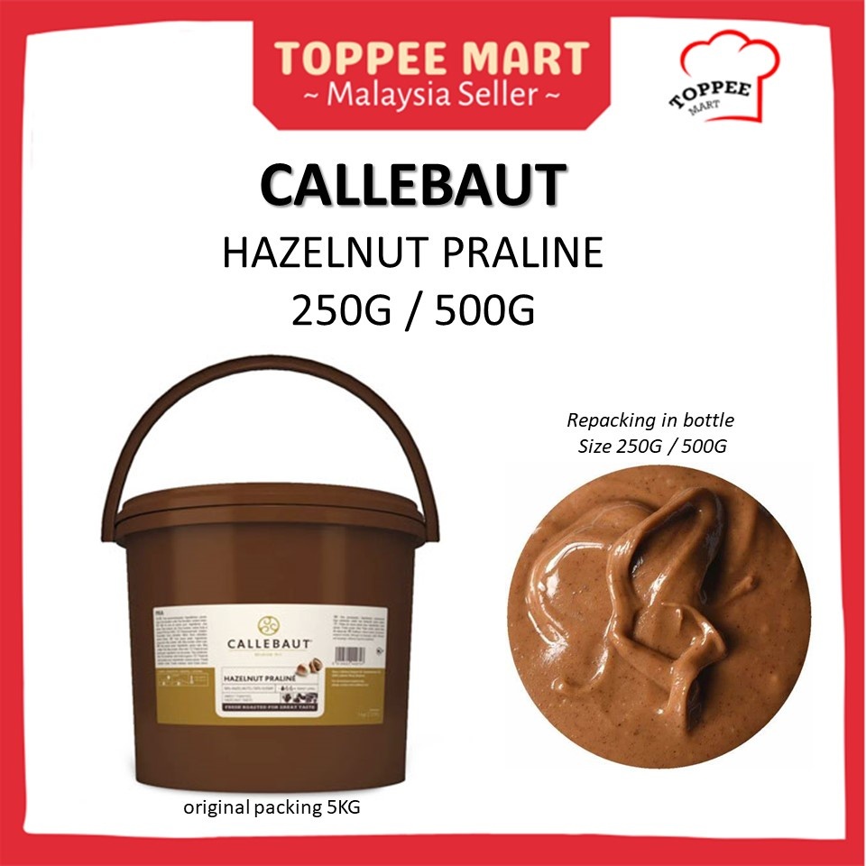 

Pasta Hazelnut Praline Callebaut 250gr – Bahan Dessert, Pastry, dan Praline Berkualitas
