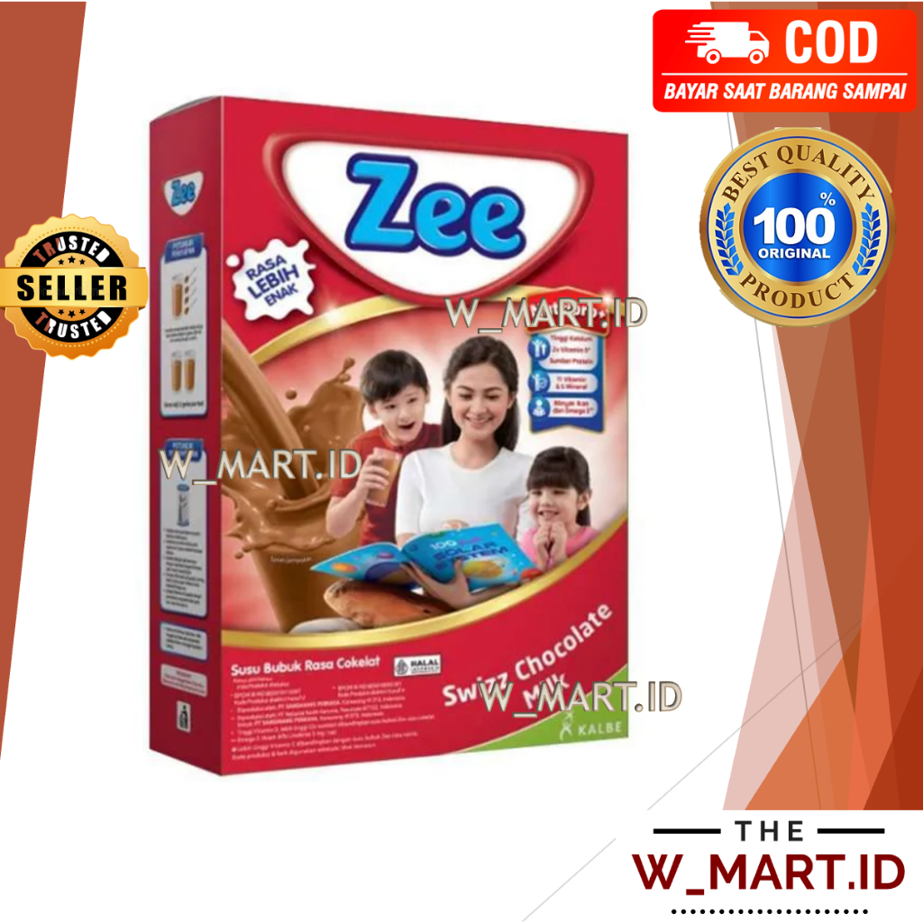 

ZEE CHOCO RICH SWIZZ CHOCOLATE MILK SUSU BUBUK ANAK COKLAT VANILLA 340 600 GR