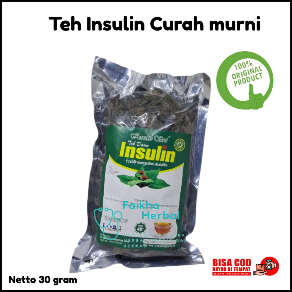 

Teh Insulin Curah Diabetes dan Kolesterol Asli Kencono Sari
