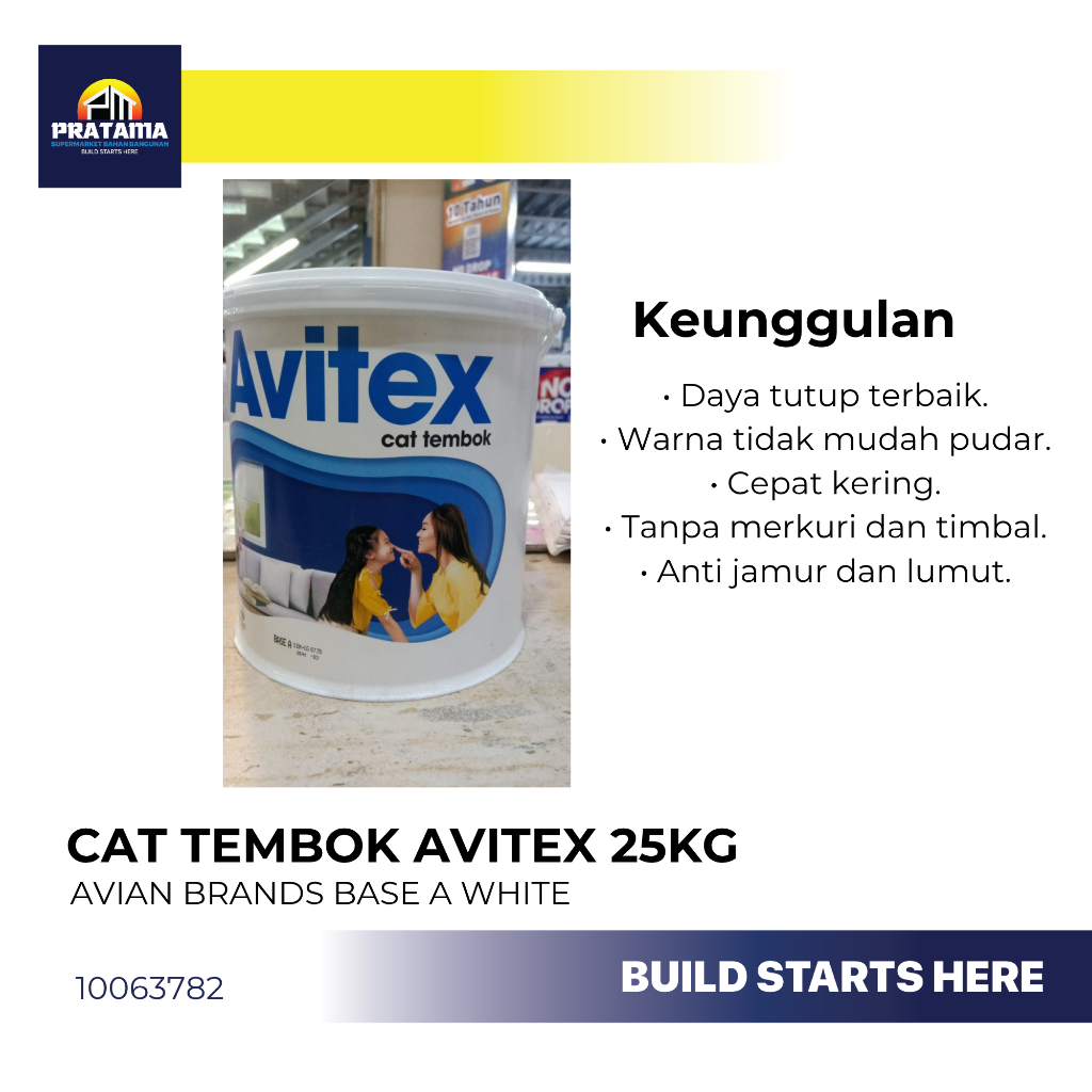 CAT AVITEX 25 KG SUPER WHITE