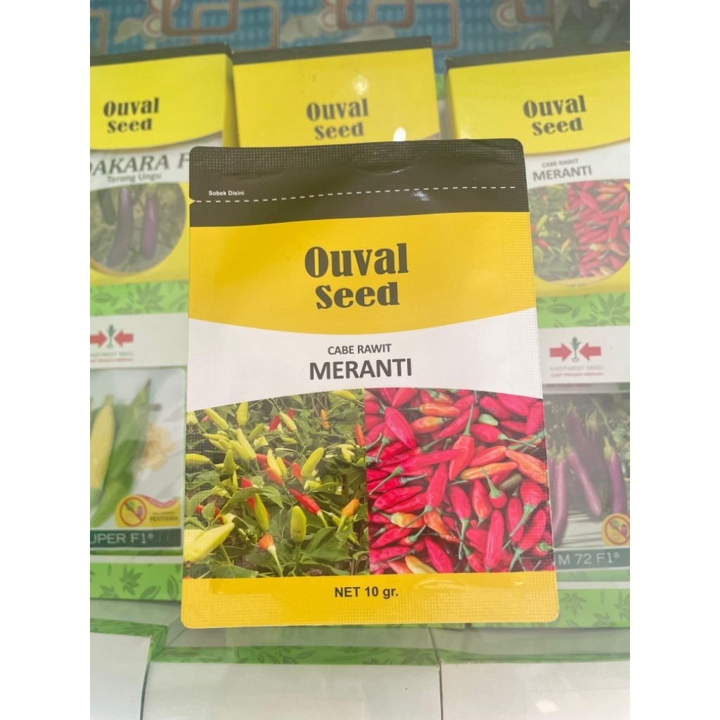 Benih cabe rawit Meranti F1 isi 10 gram ouval seed exp 2026