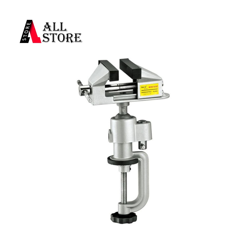 TNI-U T-002 PENJEPIT RAGUM MINI VISE - PENJEPIT RAGUM BESI - ALAT RAGUM MINI PENJEPIT MEJA ORIGINAL