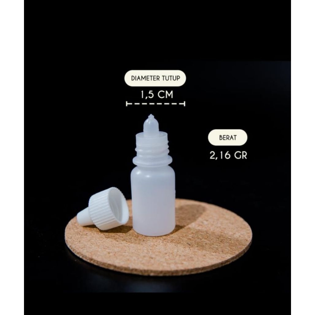 botol tetes 15ml, botol kecil, botol tetes