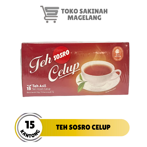 

Teh Celup Sosro 15 Kantong / Teh Sosro Celup isi 15