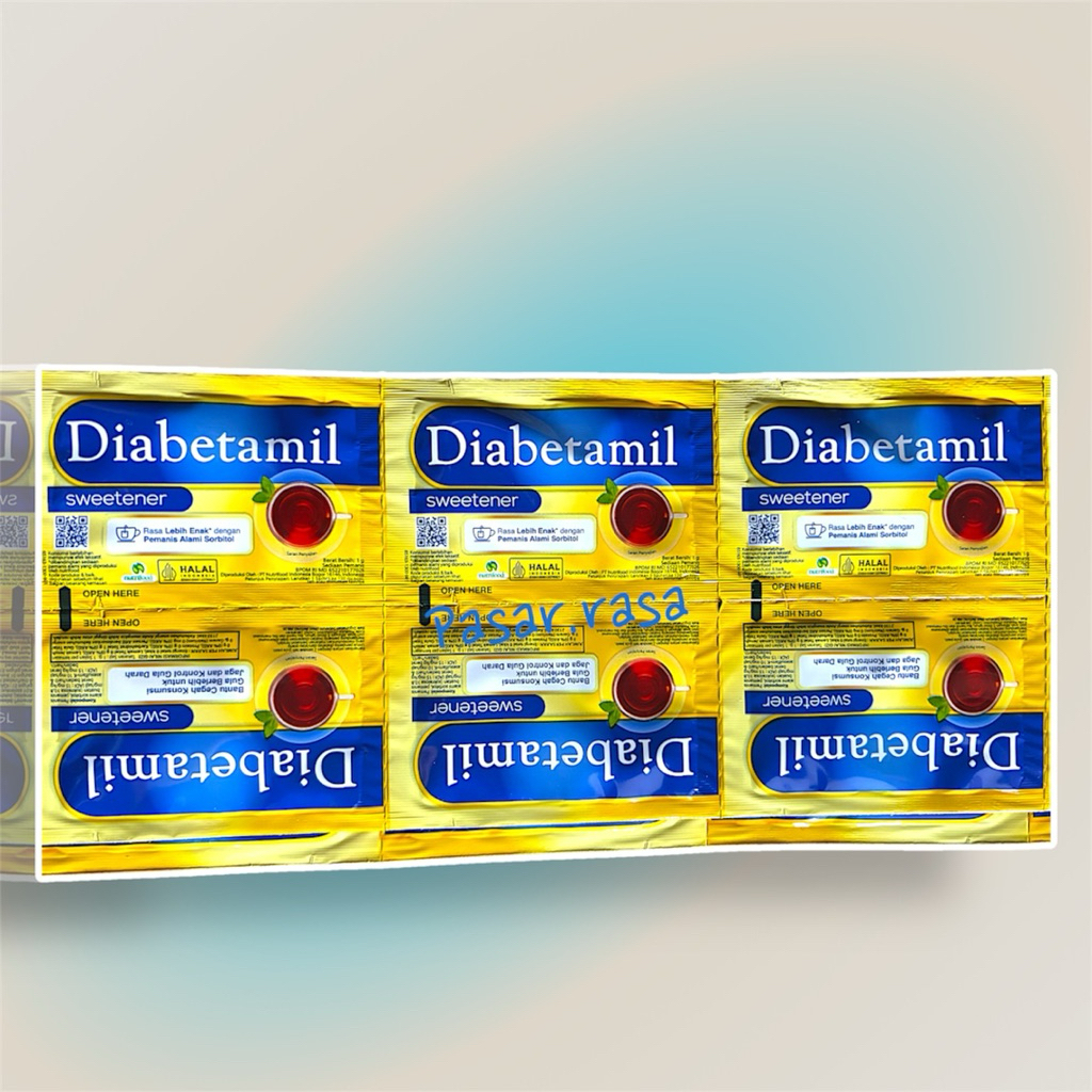 

Gula Diabetamil Sweetener 1Renceng (20pcs)