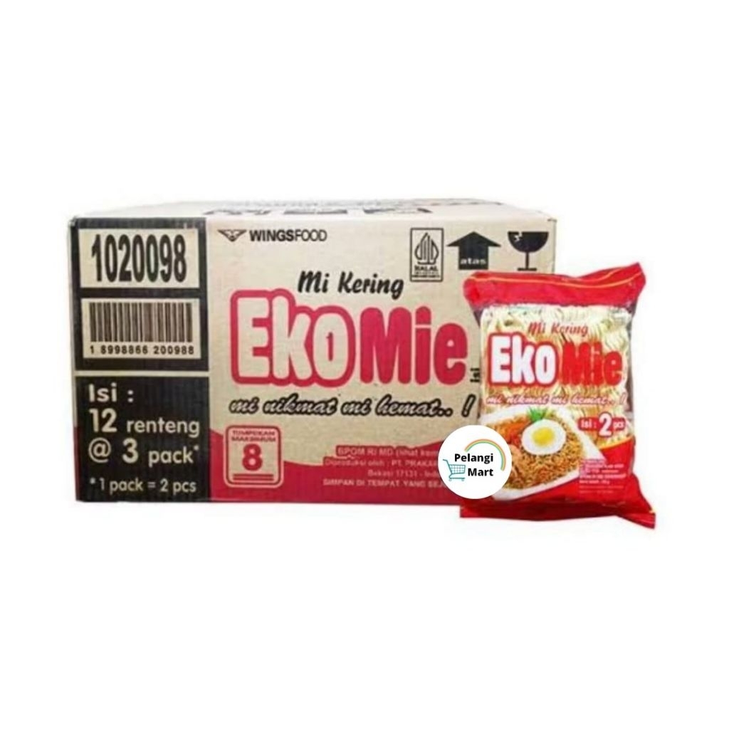 

EKOMIE ISI 2 RENTENG// 1 KARTON ISI 36