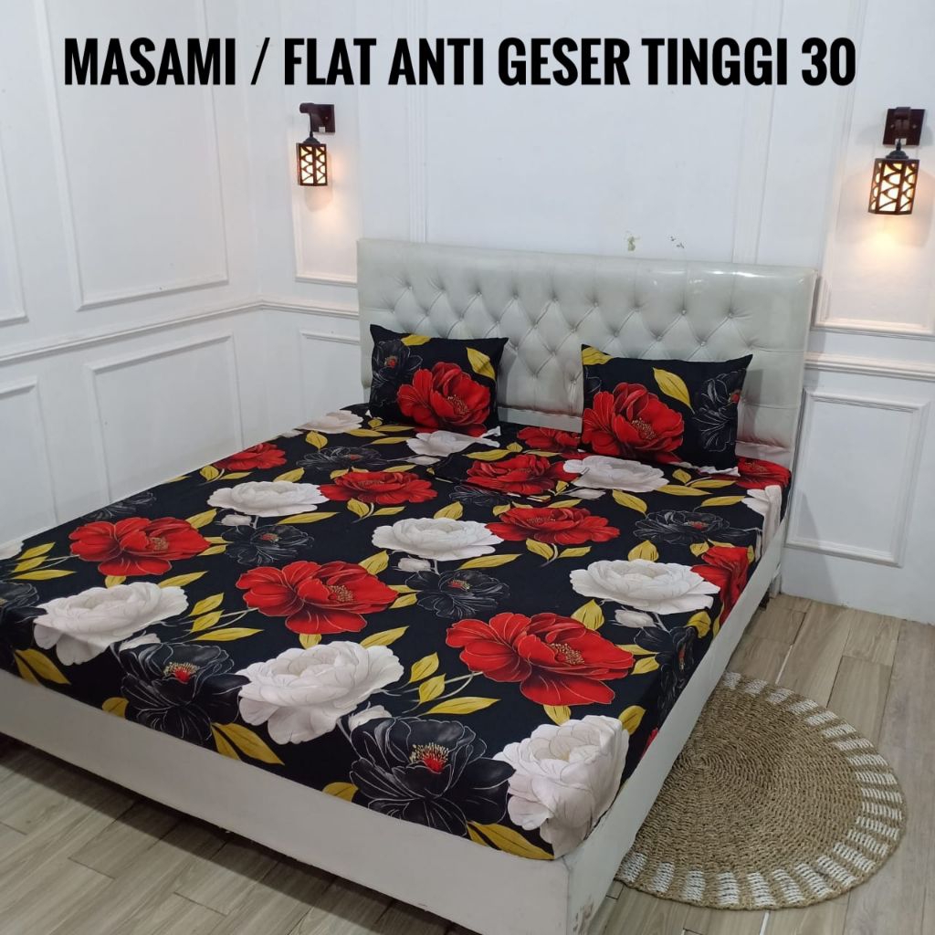 sprei set doubel karet ukr 160x200x30