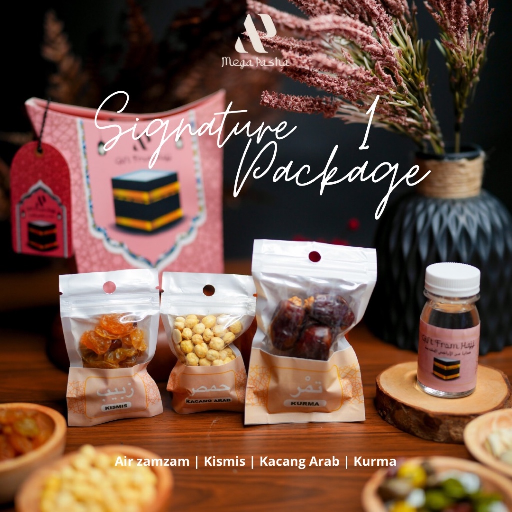 

Paket Oleh-oleh Haji & Umroh | Paket Signature Pink | Megapasha Store