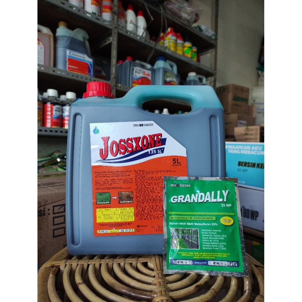 Racun rumput Herbisida kontak Jossxone 5Liter (ori 100%)