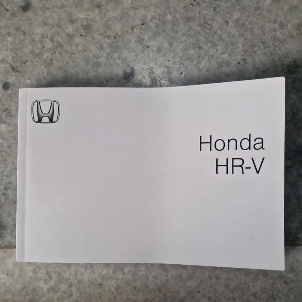 Buku Manual Mobil Honda HRV Prestige Asli Original