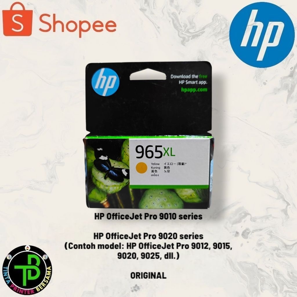 Tinta Hp Ink Cartridge 965 XL / Tinta Hp 965XL Yellow Original