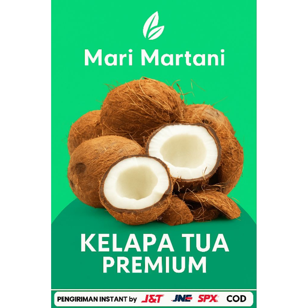 

Kelapa tua utuh premium