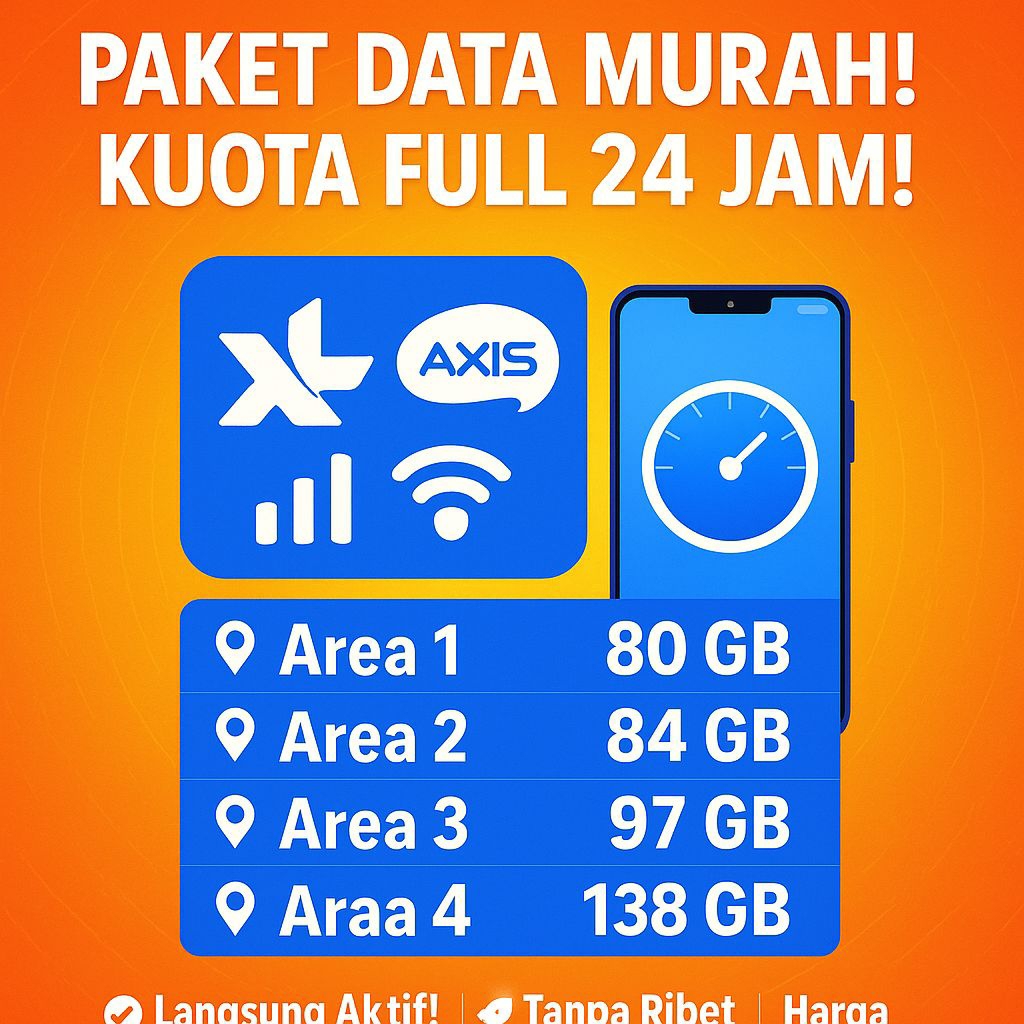 Paket Data XXL XL/AXIS AKRAB FULL 24 JAM