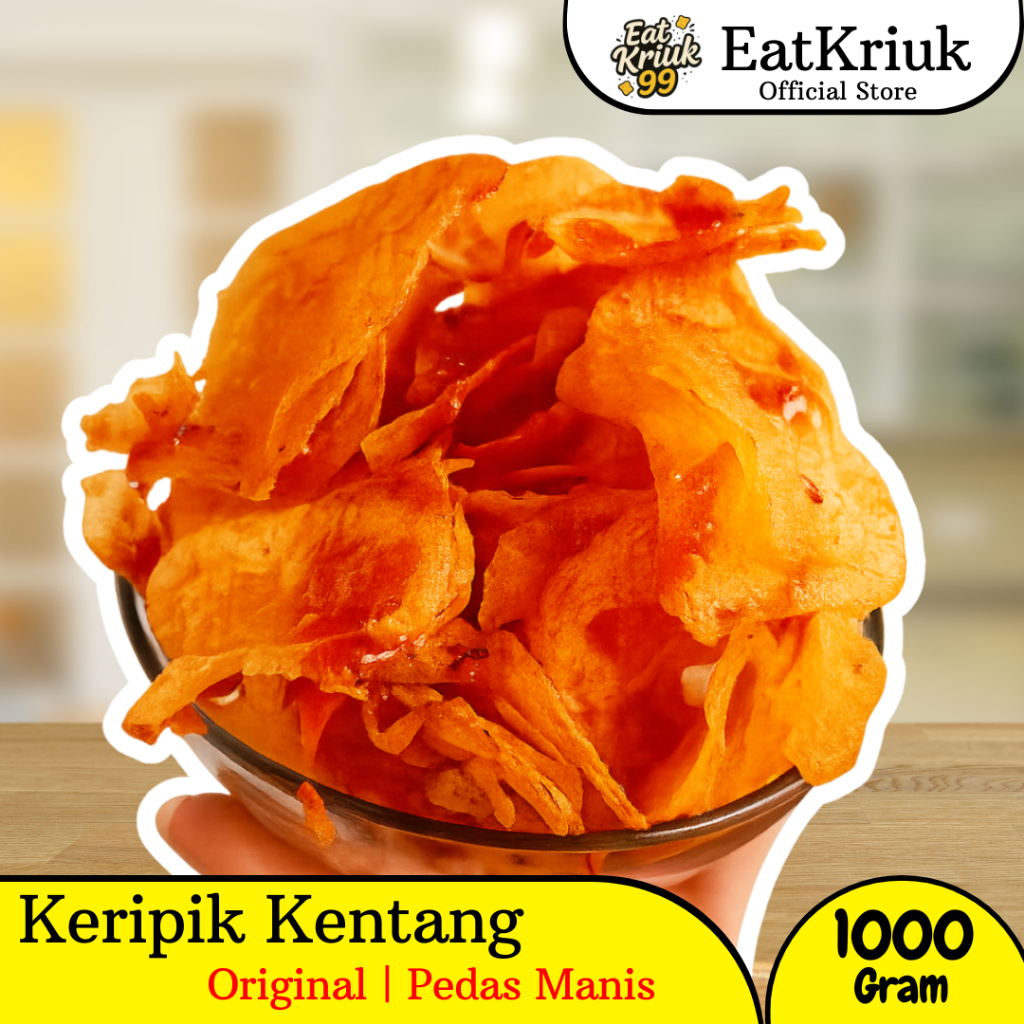 

TERBAIK !!! KERIPIK KENTANG KARAMEL !!! KHAS BANDUNG !!! 500 gr, 750 gr, 1000 gr