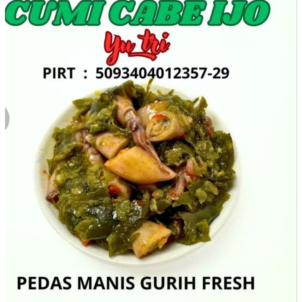 

Aneka lauk instant khas Indonesia/cumi cabe ijo/teri Pete cabe ijo/Udang balado/ 60gr/ tanpa pen