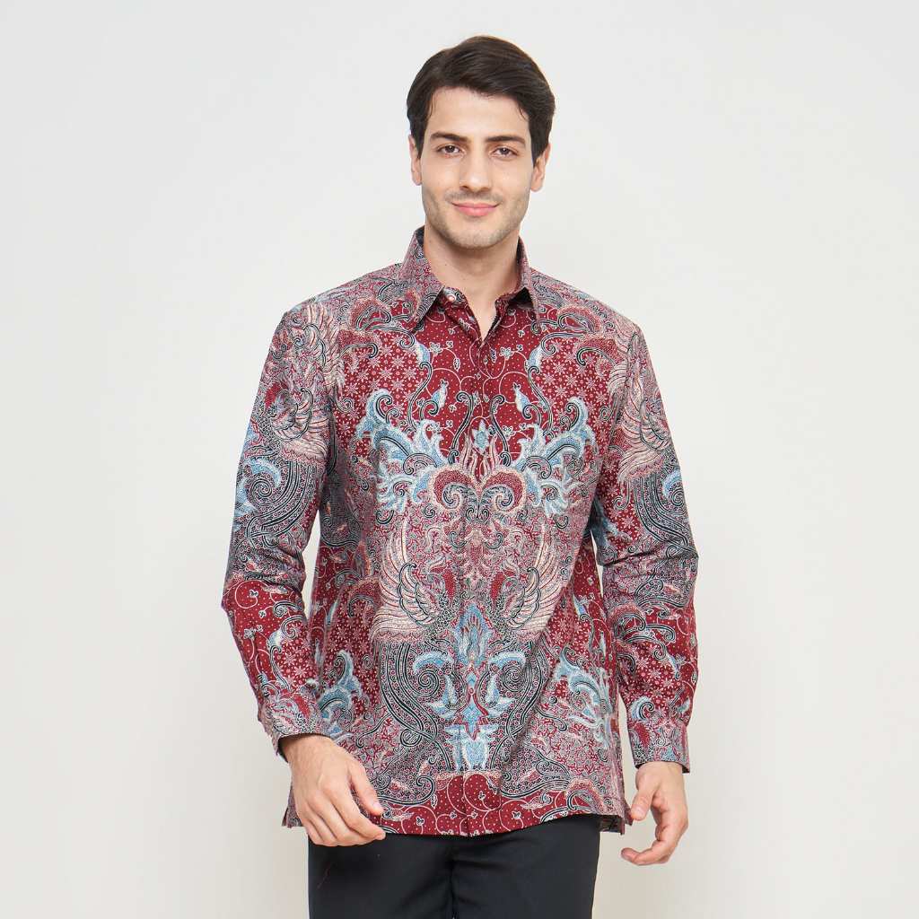 [Krisna Wahyu] Batik Katun Tembus Lengan Panjang